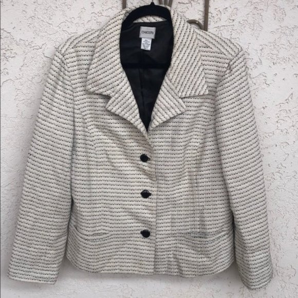 chicos white blazer